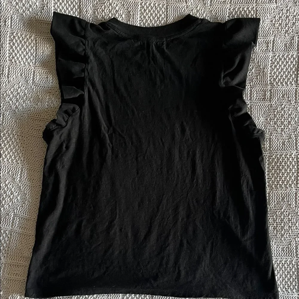 Nation LTD Paulette Ruffle Sleeve Top - Large - Picture 8 of 10